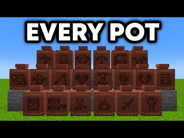I Collected Every Pottery Shard in Minecraft 1.20 Hardcore