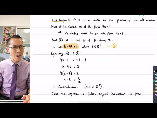 Proof - Odd composite numbers (3 of 3: By contradiction)