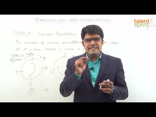 Permutation and Combinations in Hindi | Model 5-Permutations Circular|Quantitative Aptitude in Hindi