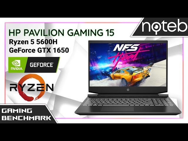 HP Pavilion Gaming 15-ec2 - NFS Heat Gameplay Benchmark (Ryzen 5 5600H, GTX 1650)