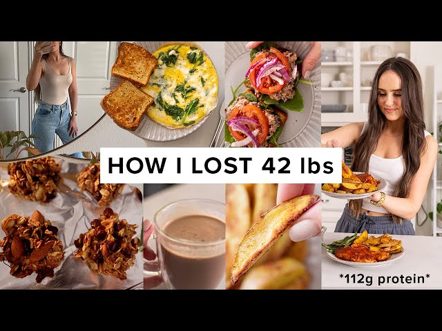 What I ate to lose 42 lbs - high protein meals + easy snacks *112g* (pt 3)