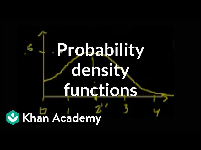 Probability density functions | Probability and Statistics | Khan Academy