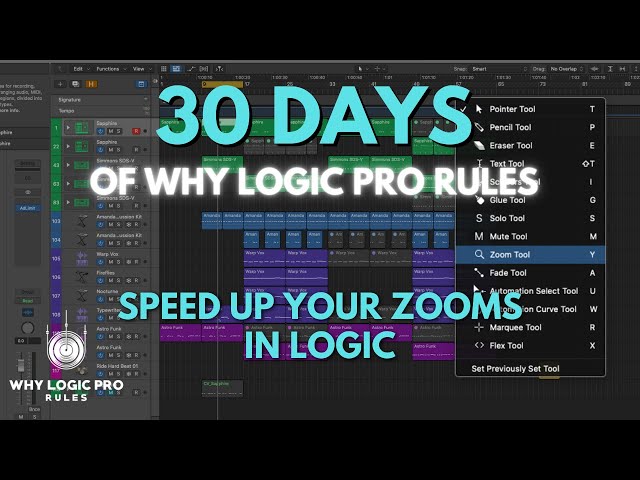 Use These 2 Keys to Speed Up Your Zooms in Logic Pro
