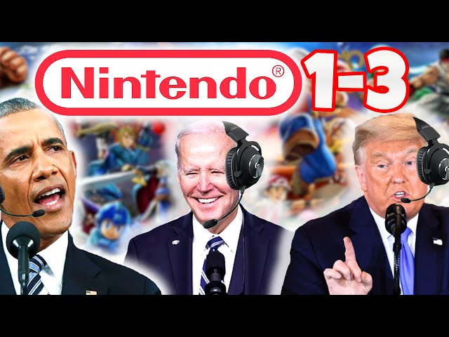 US Presidents Play Nintendo Games 1-3