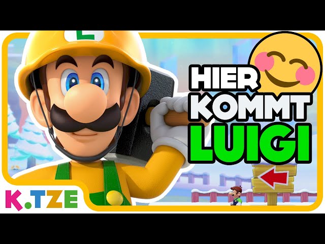 Luigi als Bauarbeiter 👷‍♂️😂 Super Mario Maker 2 | K.Tze