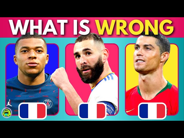 Which Football Player Does Not Play For This National Team | Ronaldo, Messi, Mbappe, Neymar, Haaland
