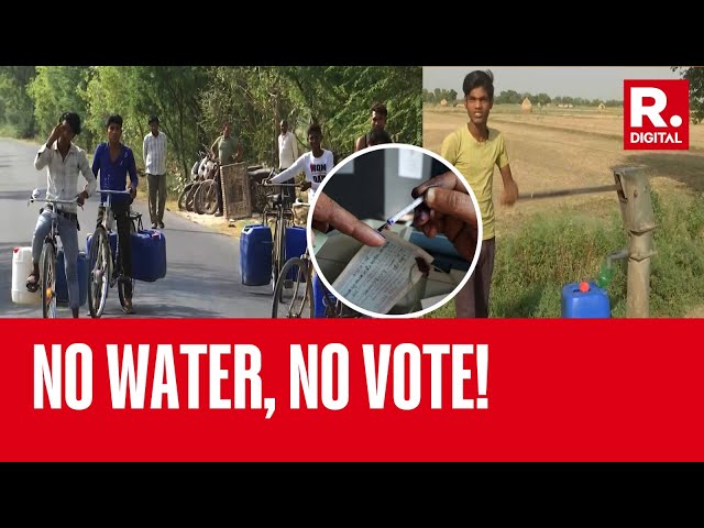 Villagers Of Jalesar, Agra Boycott Lok Sabha Elections 2024 Amid Raging Water Crisis