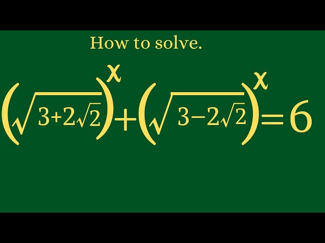 A Very Nice Exponential Mathematical Problem For Men Of Understanding.