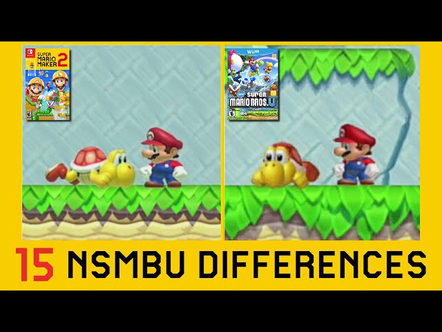 15 Differences Between New Super Mario Bros. U and Super Mario Maker 2