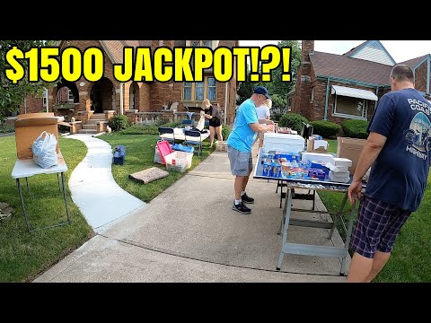 THIS CRAZY YARD SALE JACKPOT COST ME $1