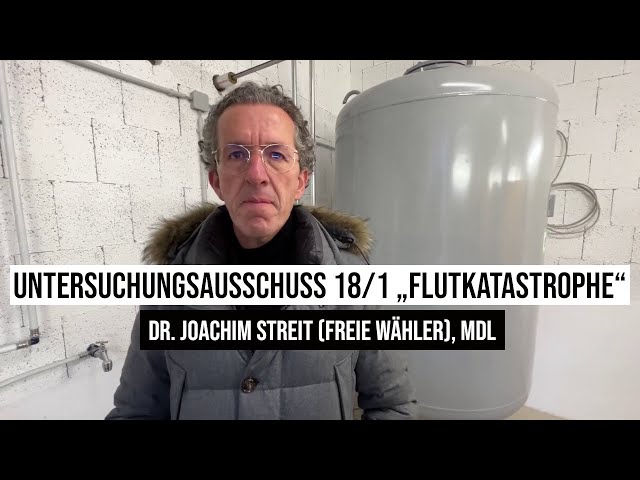 20.11.2022 Marienthal Untersuchungsausschuß 18/1 Flutkatastrophe im Landtag RLP: Joachim Streit, MdL