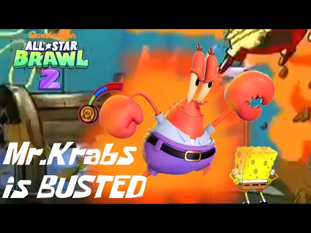 Mr. Krabs is BUSTED [Nickelodeon All-Star Brawl 2 Montage]