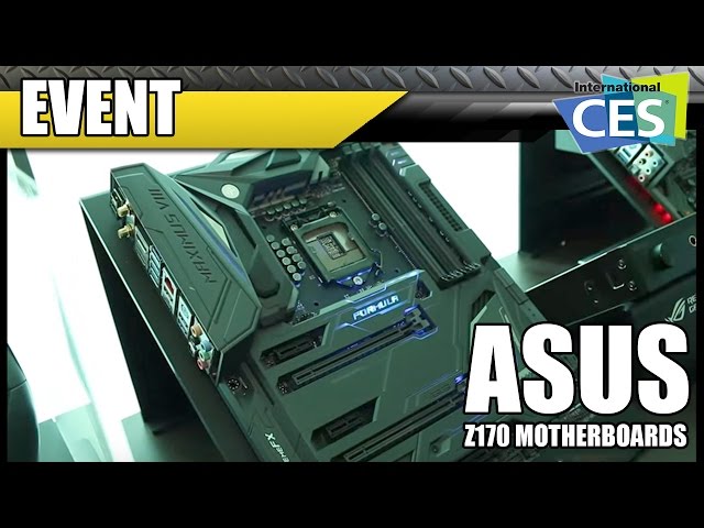 Asus Z170 Motherboards and ROG Swift Monitor  - CES 2016