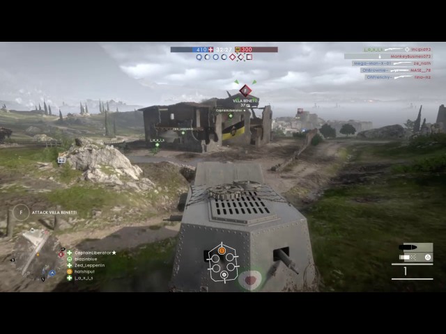 Realistic tank warfare