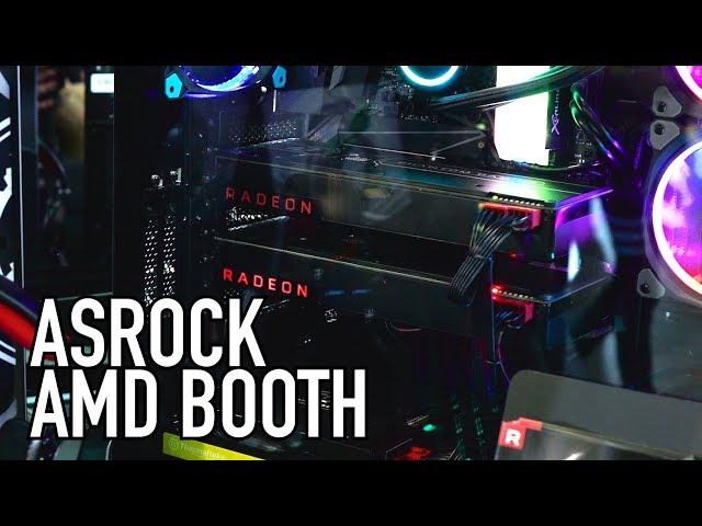 ASRock Now Makes GPUs? - ASRock AMD Booth | Computex 2018
