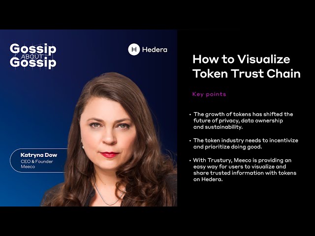 Gossip about Gossip: How to Visualize the Token Trust Chain, with Katryna Dow from Meeco