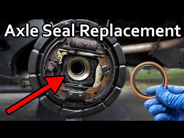 How To Fix A Leaking Rear Axle (Replace Axle Seals)