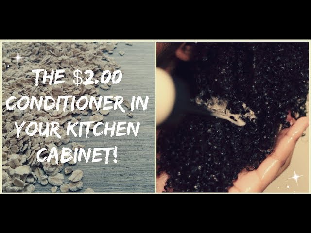 THE $2 HAIR CONDITIONER IN YOUR KITCHEN CABINET!