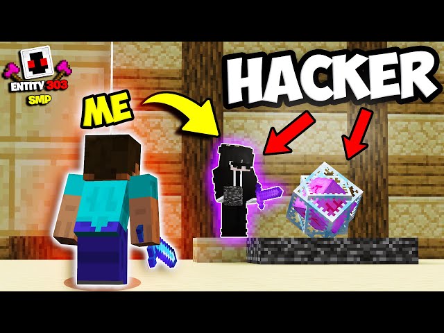 I Met A Real Hacker on this Minecraft SMP | Entity 303 SMP Part 9
