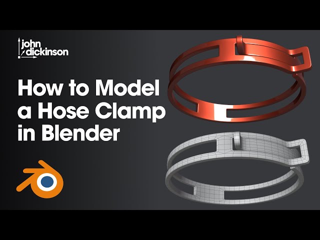 How to Model a Hose Clamp in Blender