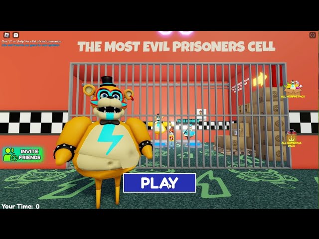 UPDATE FNAF SECURITY BREACH PRISON RUN! OBBY #roblox #robloxgames