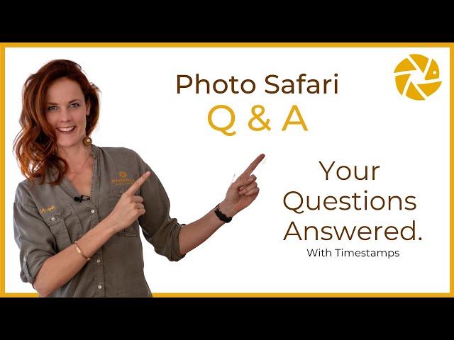 Photo Safari Q&A with Pangolin Photo Host, Janine Krayer.