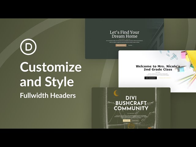 Create and Style A Real Estate Header In Divi!