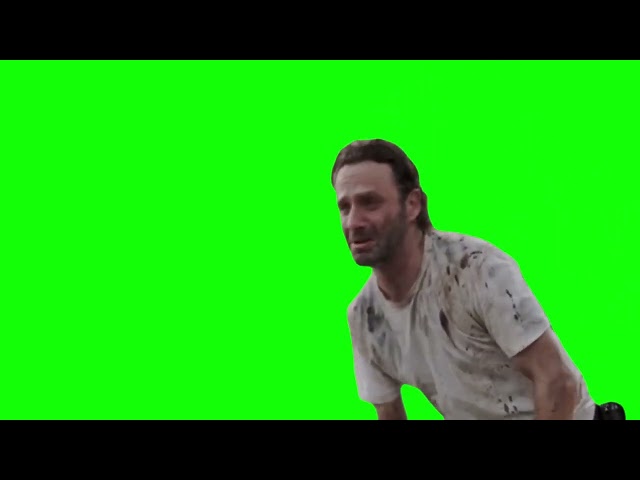Rick Grimes “Oh No” Green Screen