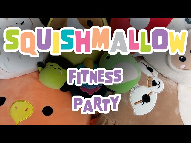 Squishmallow Workout For Kids - Stuffed Animal Workout Part 3 - Dance Party - Exercises For Kids