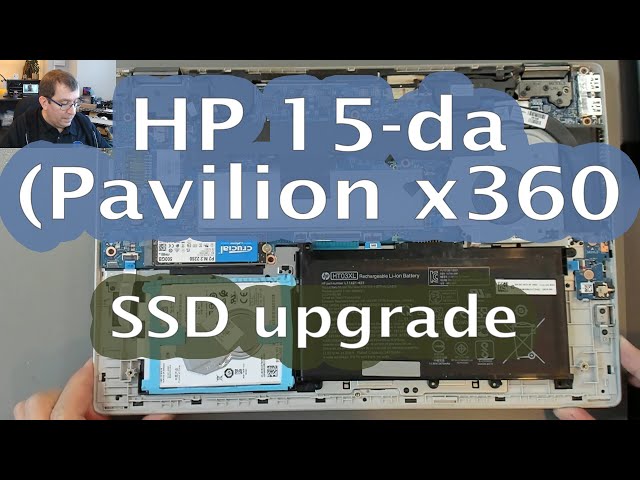 [77] HP 15-da0007na (Pavilion x360) - SSD upgrade