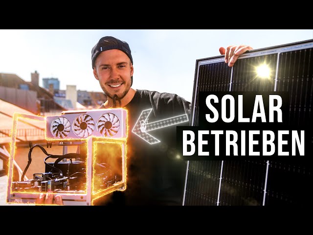 Bitcoin Mining mit Solar Anlage (keine Stromkosten!) 🌞💶