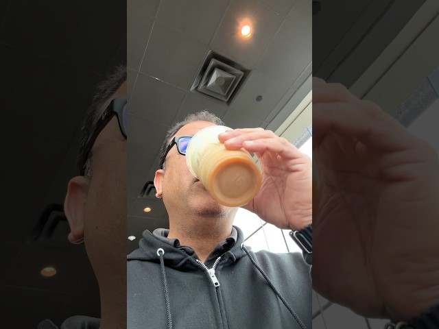 Starbucks olive oil coffee? 🤔 the Oleato — average guy tested DAY 65 #shorts #coffee #starbucks