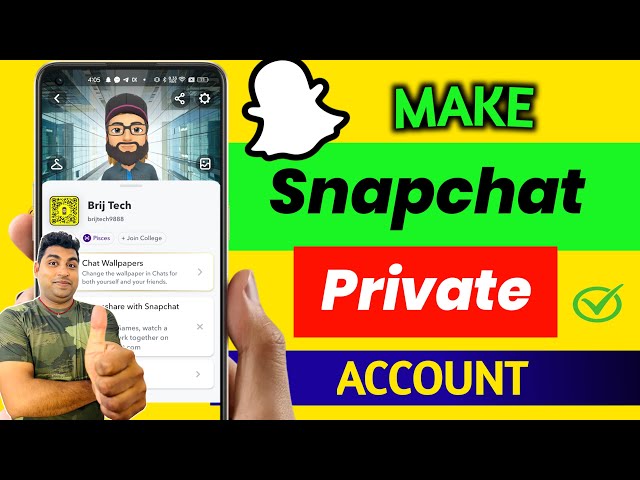 How to Make Snapchat Private Account  | Snapchat Account private kaise kare