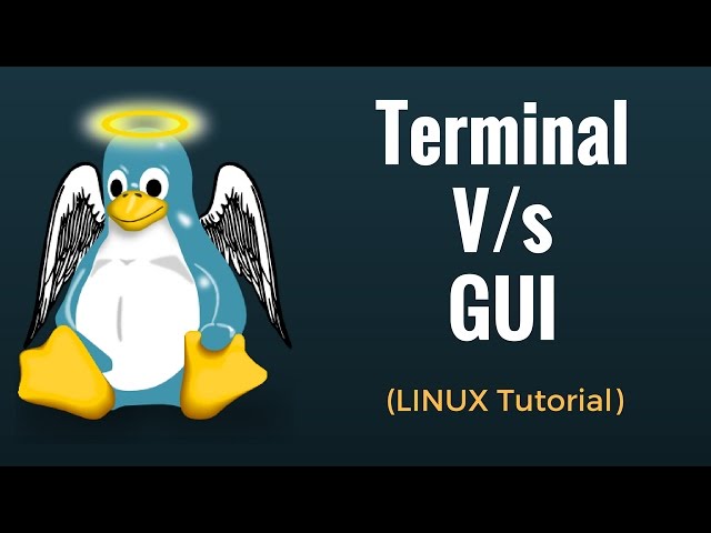 Command Line V/s GUI - Linux Tutorial