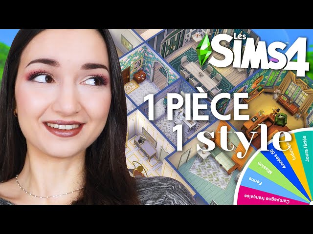 1 pièce = 1 style (un sketch !) 🤯 | Challenge Sims 4