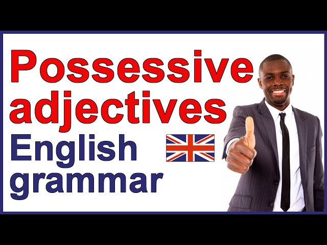 ENGLISH POSSESSIVE ADJECTIVES | Grammar lesson and exercises