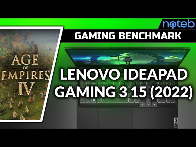 Lenovo Ideapad Gaming 3 15IAH7 - Age of Empires 4 [ i5-12450H | RTX 3050 ]