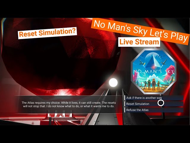 No Man's Sky: Reset Simulation...