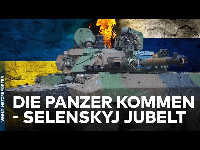 UKRAINE-KRIEG: Putin geschockt - Jetzt kommen doch Panzer aus Frankreich und den USA | WELT News