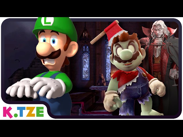Zombie Mario will Luigi BEISSEN 💀😱 Super Mario Odyssey Story