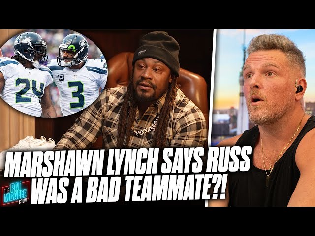 Marshawn Lynch Says Russell Wilson Was Bad Teammate, Didn't Let People Have His Phone Number?!