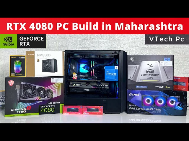RTX 4080 Gaming PC Build with Intel 13th Gen i5-13600KF in Maharashtra