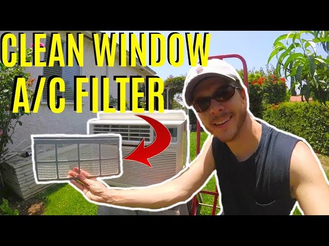 How To Clean Window AC Filter -Jonny DIY