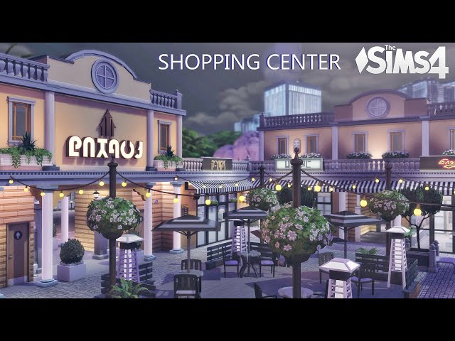 Outlet Shopping Center 🛍️| Crystal Creations | the Sims 4 Stop Motion