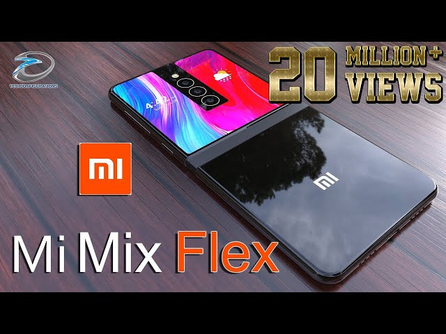 Xiaomi Mi Mix Flex Introduction Concept, the Foldable Triple Camera Smartphone #TechConcepts