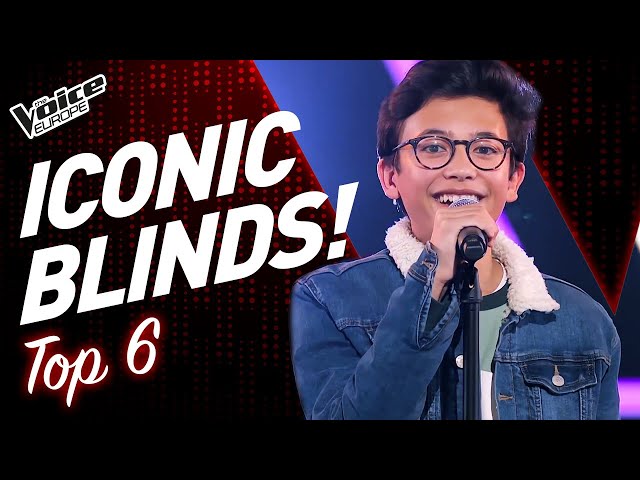 Most ICONIC and UNFORGETTABLE Blind Auditions on The Voice Kids ever! | TOP 6