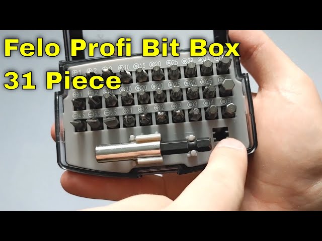 Felo's 31-Piece Bit Bonanza: All the Bits You'll Ever Need!