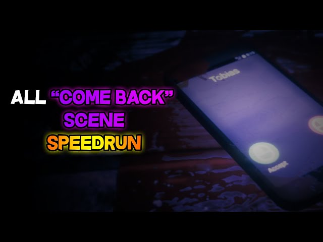 All "Come Back" Scene Speedrun [00:29:43] | TJOC : Story Mode