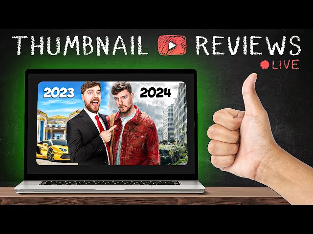 How to Actually Make Viral Thumbnails - FREE LIVE THUMBNAIL REVIEWS
