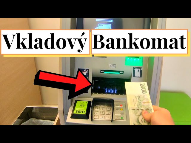 Vkladový bankomat České spořitelny, Moneta, ČSOB, KB, Raiffeisenbank💸Návod jak používat VKLADOMATY